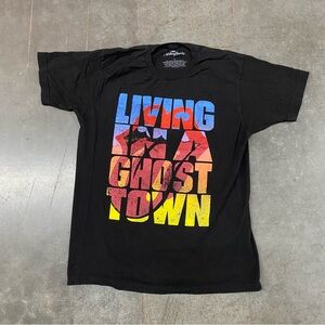 The Rolling Stones Living A Ghost Town Graphic Band Tee‎ Large Black 2020